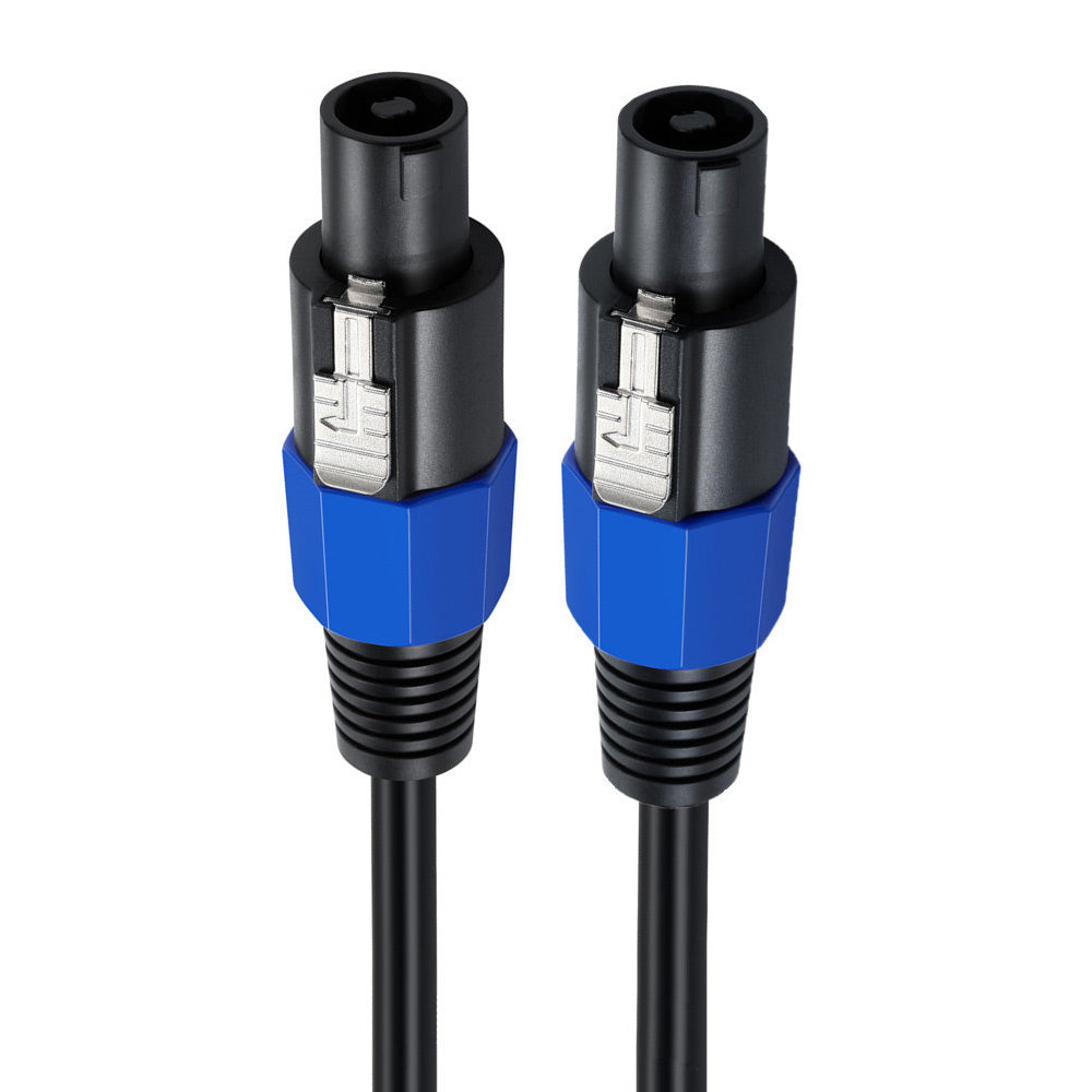 Uniqkart 25FT Speakon Speaker Cable Male to Male Audio Amplifier Cord with Twist Lock