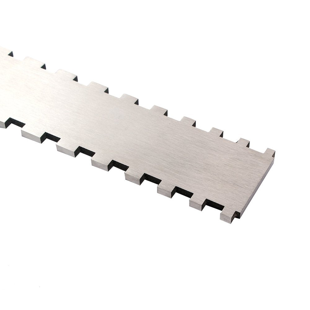 Guitar Neck Ruler Stainless Steel 42cm Luthiers Tool for Electric Guitars Measuring