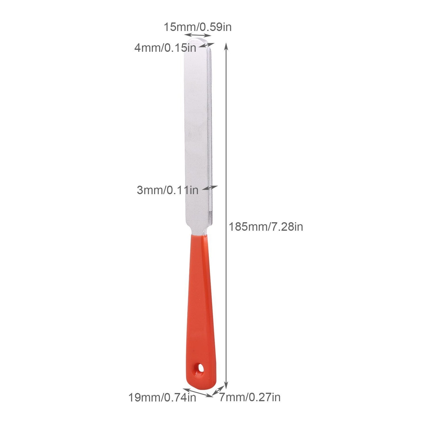 Guitar Fret File Polishing File Stainless Steel Repair Luthier Tool for Guitar and Bass Repair, Polish