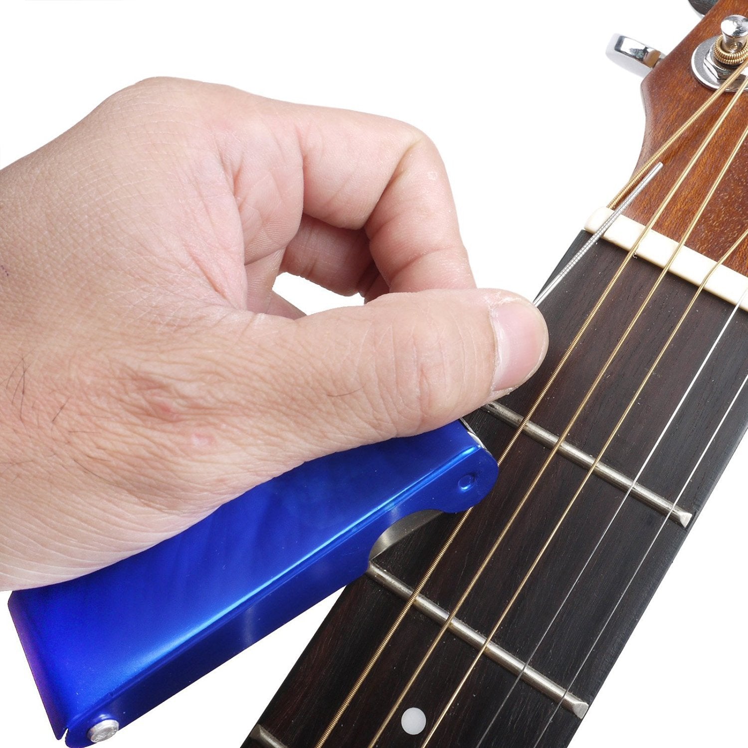 Metal Guitar Fingerboard Tool Guitar Nut Groove Grinding File Guitar Repair Tool for Maintenance