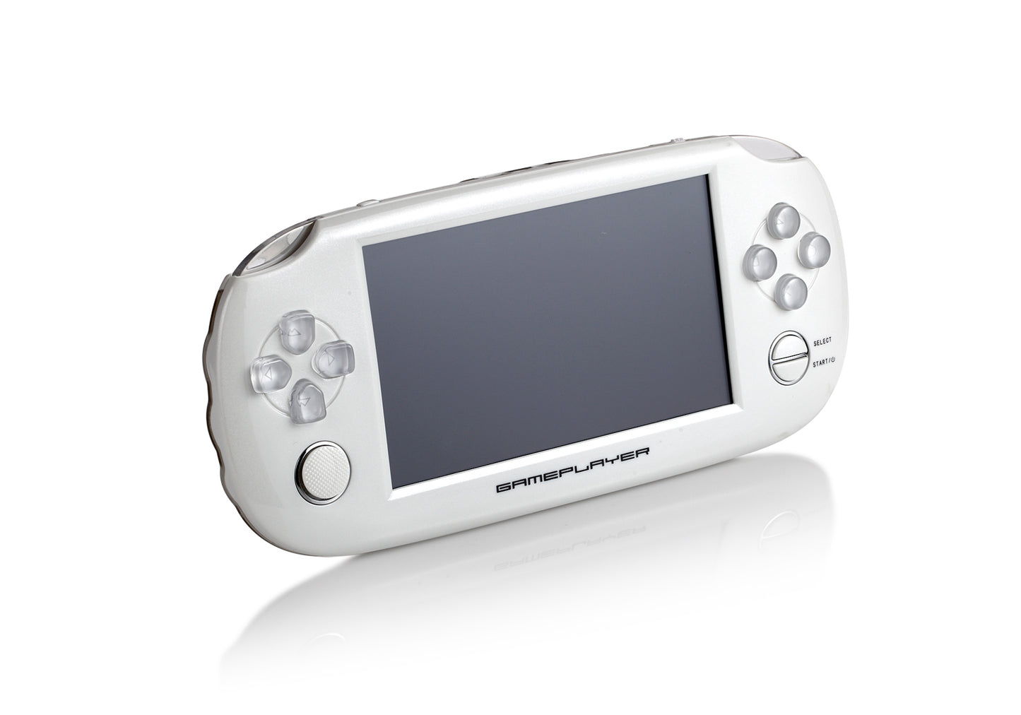 Handheld 4.3 inch PVP Games Playstation Portable Game Console MP4/MP5 Media Player - White / US Plug