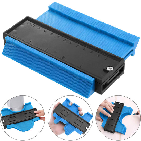 Universal Energy Irregular Radio Scale Profile Gauge Measuring Tool - Blue/6-inch