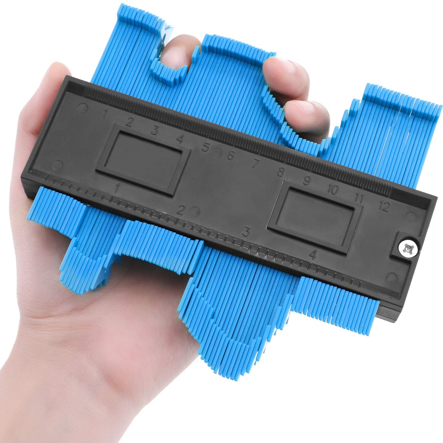 Universal Energy Irregular Radio Scale Profile Gauge Measuring Tool - Blue/6-inch