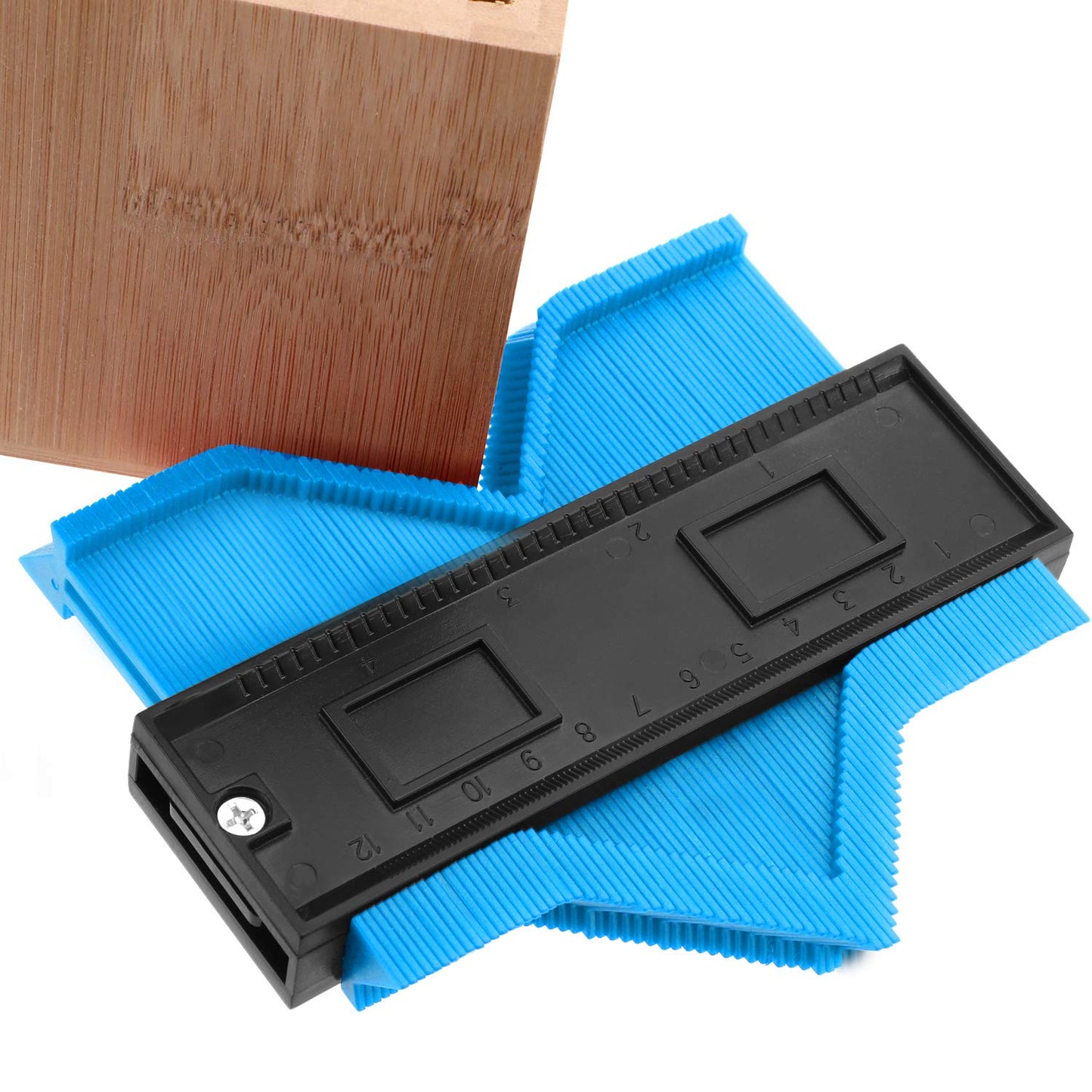 Universal Energy Irregular Radio Scale Profile Gauge Measuring Tool - Blue/10-inch