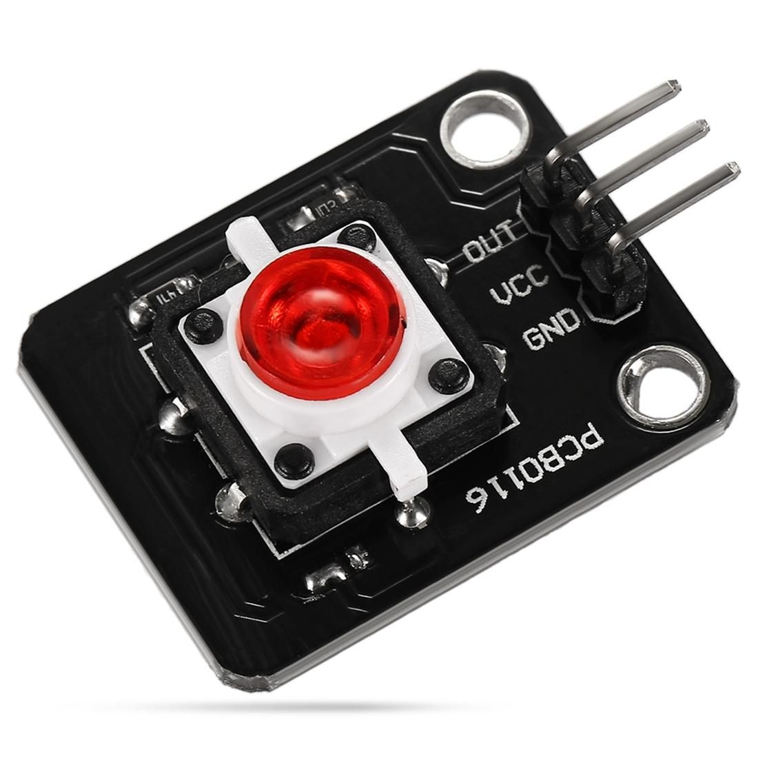Landa Tianrui LDTR - HM004 Tact Switch Module with LED Indicator Light (Red)