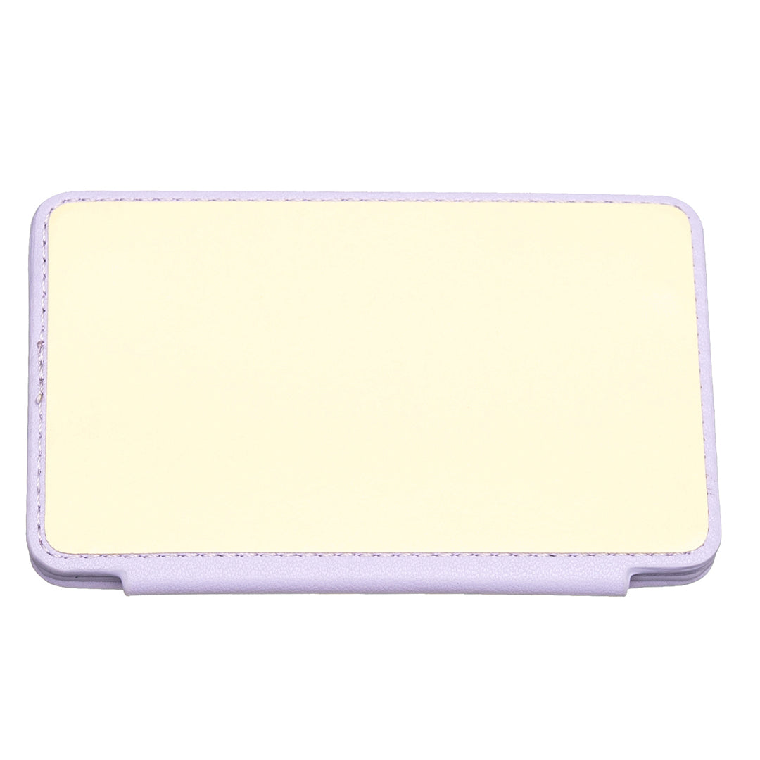 BFK05 3D Rhombus Design Self-adhesive Phone Back Card Holder PU Leather Card Bag - Purple