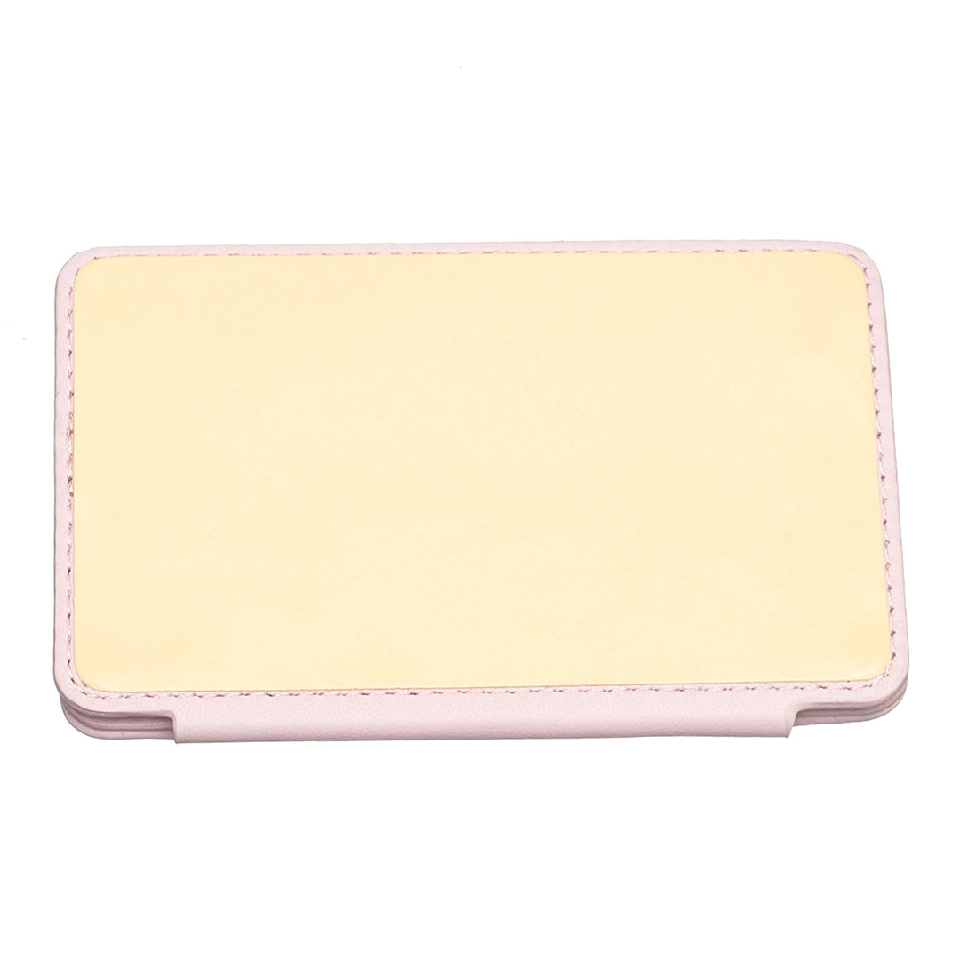 BFK05 3D Rhombus Design Self-adhesive Phone Back Card Holder PU Leather Card Bag - Pink