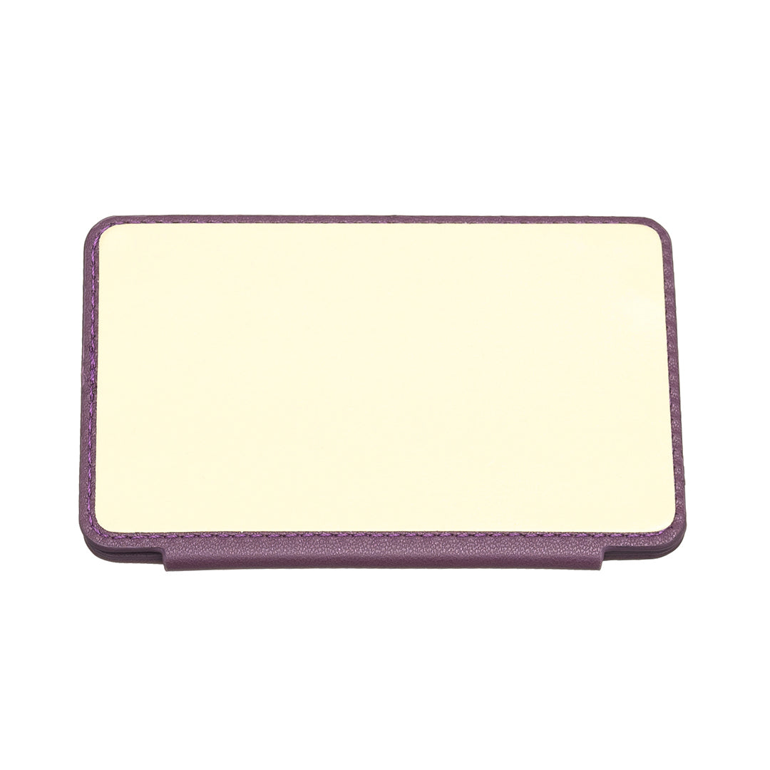 BFK02 Phone Card Holder Leather ID Case Sticker 3D Wave Pattern Pocket Pouch for Phone Case - Dark Purple