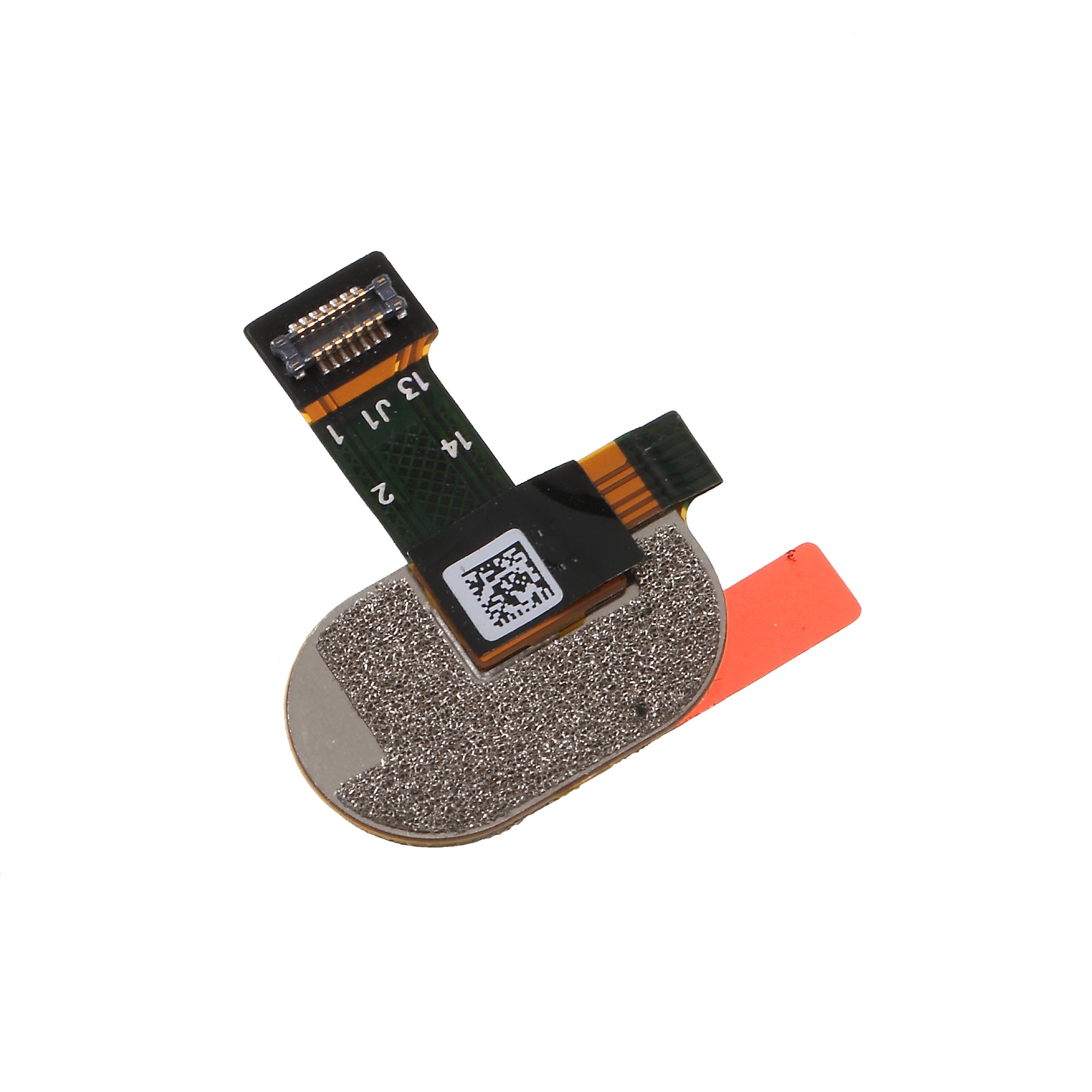 OEM Home Key Fingerprint Button Flex Cable Part for Motorola Moto E4 - Black