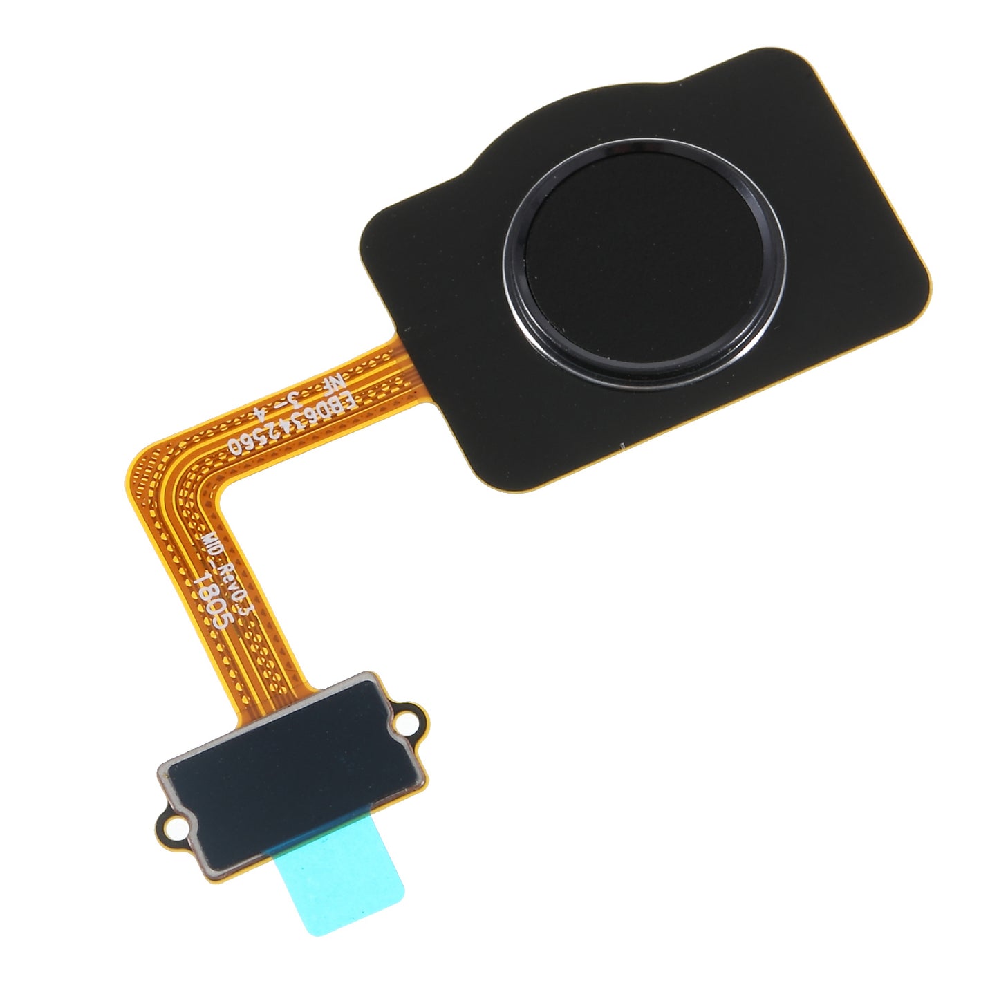 OEM Home Key Fingerprint Button Flex Cable Part for LG Q7 Q610 / Q8 - Black