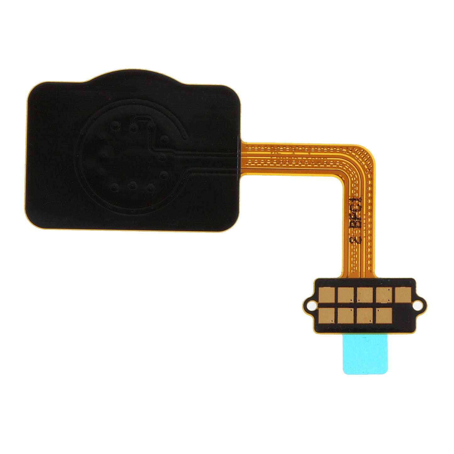 OEM Home Key Fingerprint Button Flex Cable Part for LG Q7 Q610 / Q8 - Black