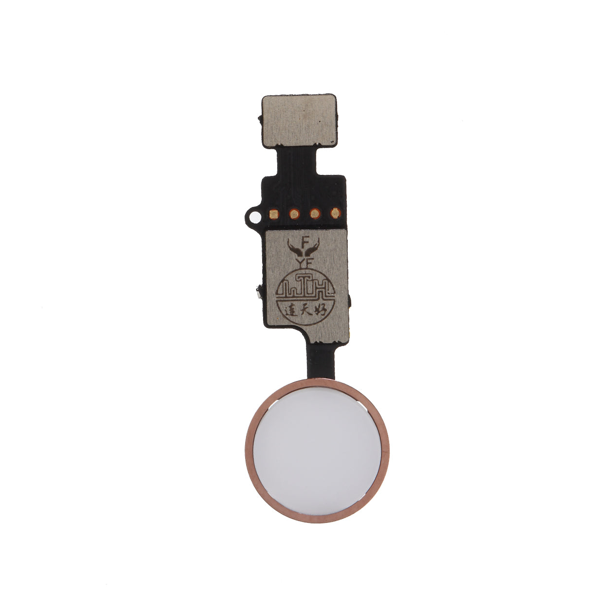 YF Home Button Solution with Flex (No Need Main Board Short Circuit) (without Logo) for iPhone 8 Plus / 8 / 7 Plus / 7 - Rose Gold