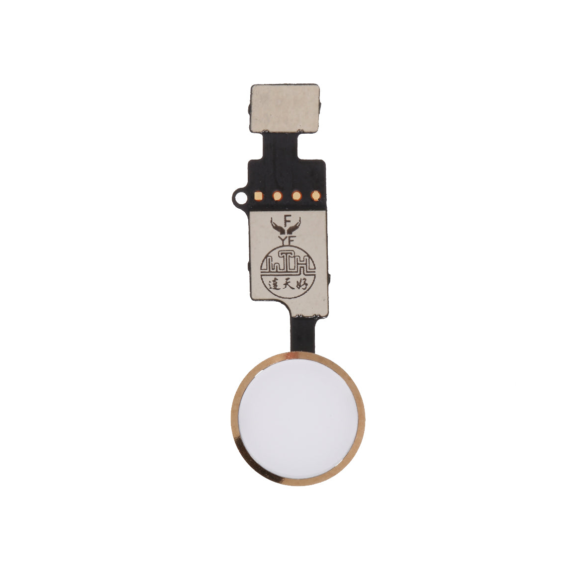 YF Home Button Solution with Flex (No Need Main Board Short Circuit) (without Logo) for iPhone 8 Plus / 8 / 7 Plus / 7 - Gold