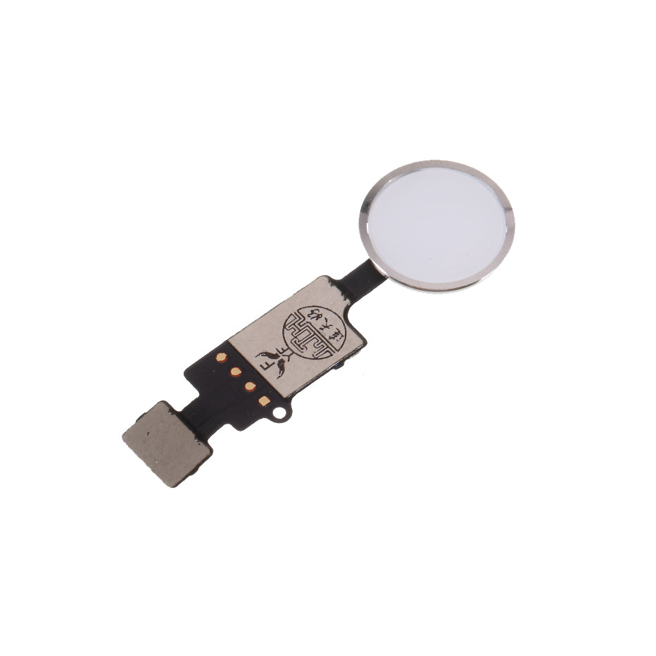 YF Home Button Solution with Flex (No Need Main Board Short Circuit) (without Logo) for iPhone 8 Plus / 8 / 7 Plus / 7 - Silver