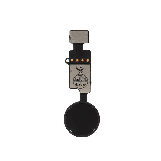 YF Home Button Solution with Flex for (No Need Main Board Short Circuit) (without Logo) for iPhone 8 Plus / 8 / 7 Plus / 7 - Black