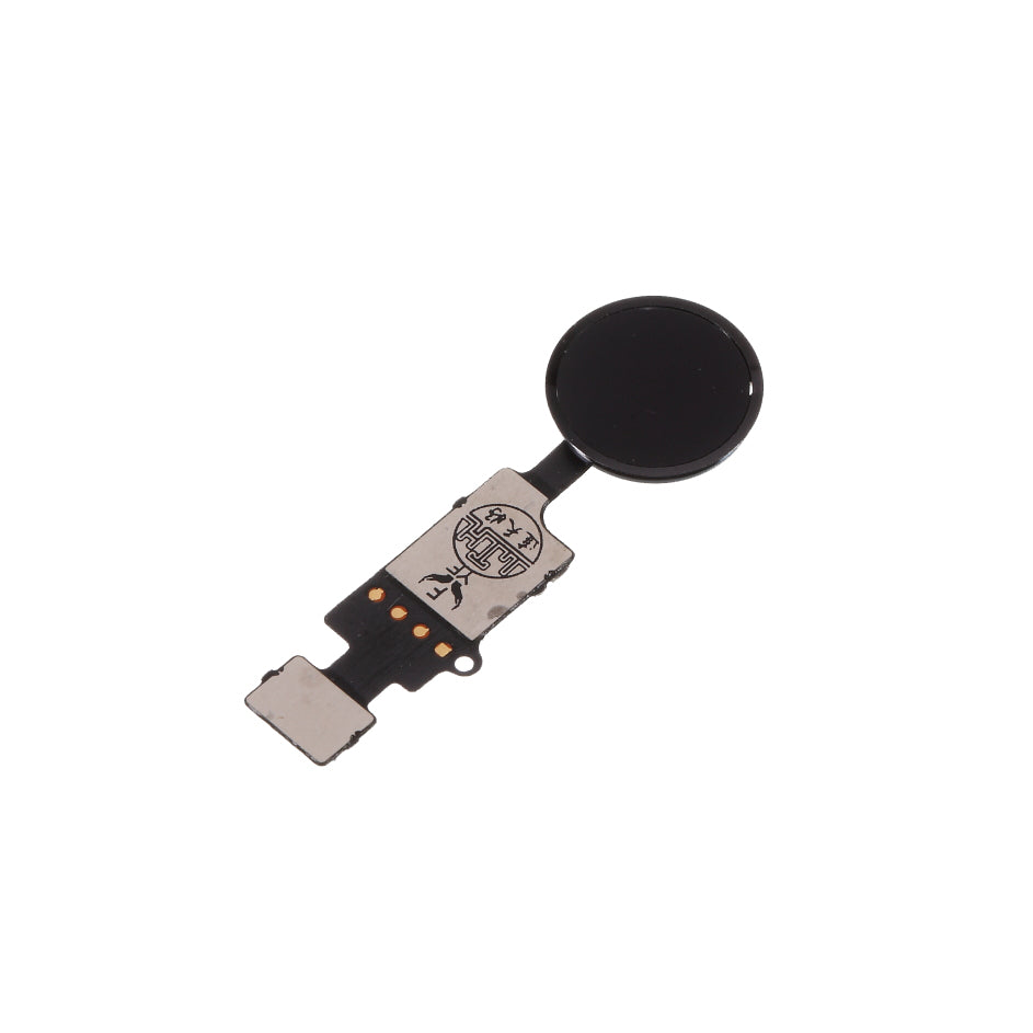 YF Home Button Solution with Flex for (No Need Main Board Short Circuit) (without Logo) for iPhone 8 Plus / 8 / 7 Plus / 7 - Black