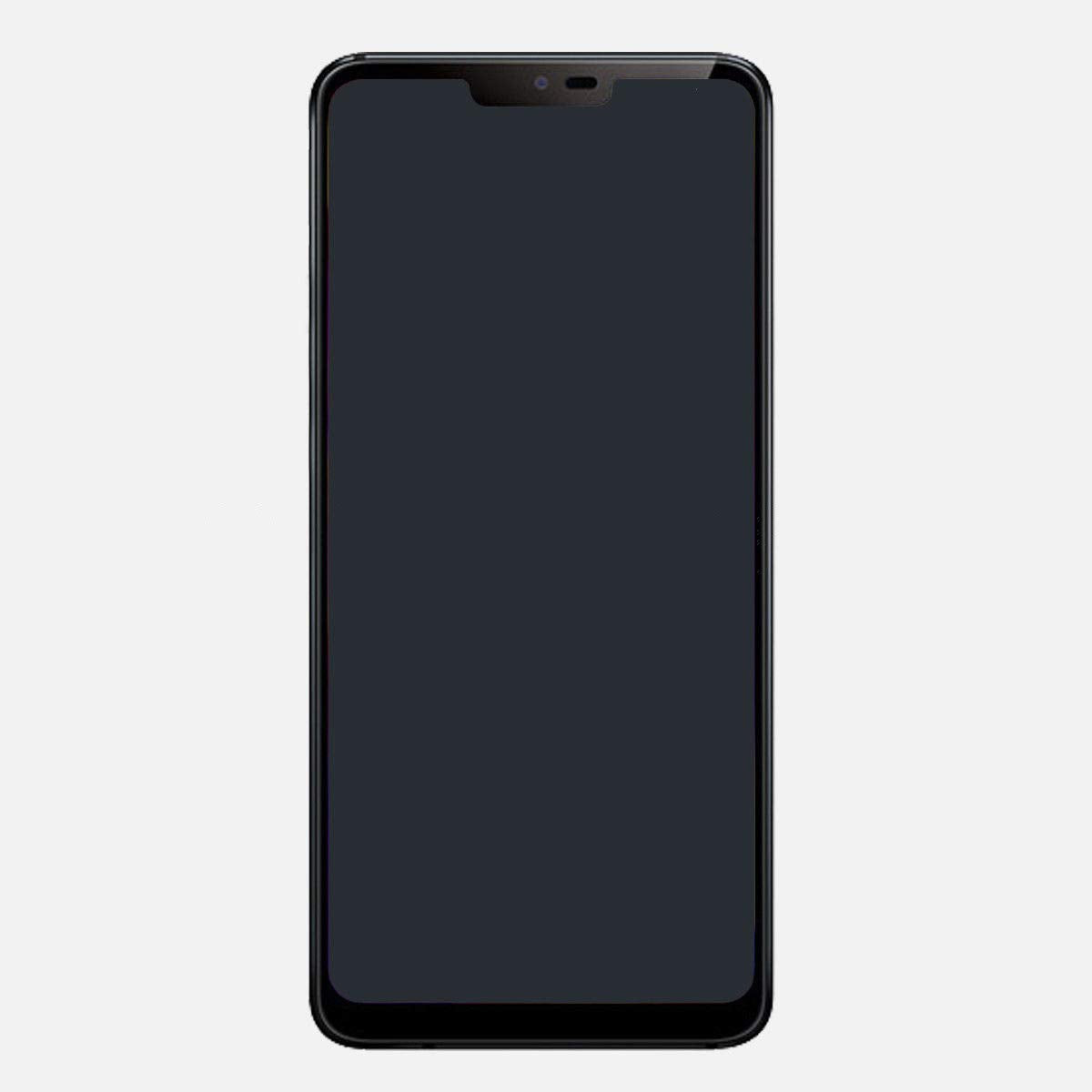 For LG G7 ThinQ G710 OEM LCD Screen and Digitizer Assembly + Frame Part (without Logo) - Grey