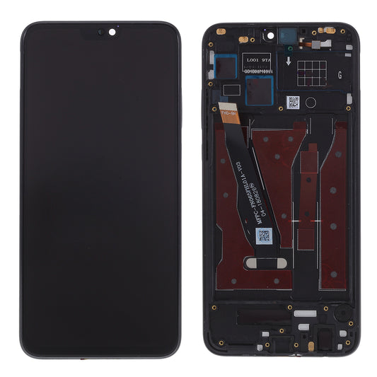 LCD Screen and Digitizer Assembly + Frame Replacement (without Logo) for Huawei Honor 8X / Honor View 10 Lite - Black