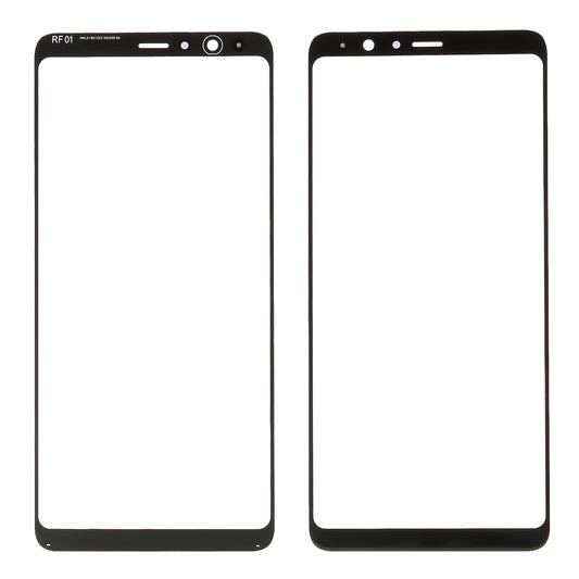 Front Screen Glass Lens Replacement Part for Samsung Galaxy A8 Star / A9 Star - Black