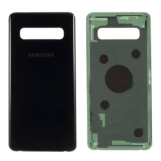 For Samsung Galaxy S10 G973 Battery Housing with Adhesive Sticker Phone Back Cover - Black
