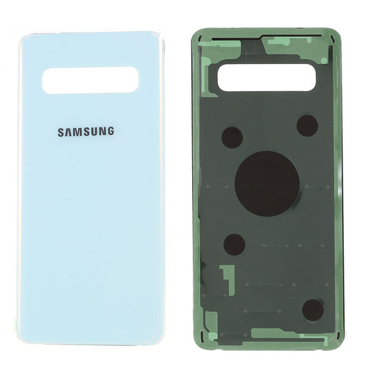 For Samsung Galaxy S10 G973 Battery Housing with Adhesive Sticker Phone Back Cover - Baby Blue