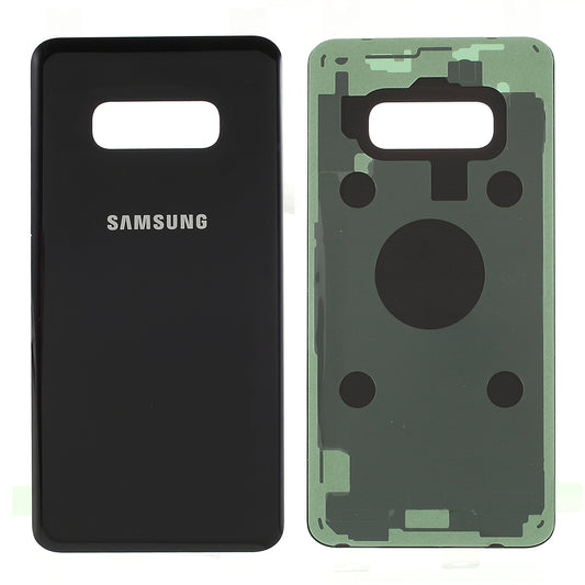 Battery Door Cover Housing with Adhesive Sticker for Samsung Galaxy S10e G970 - Black