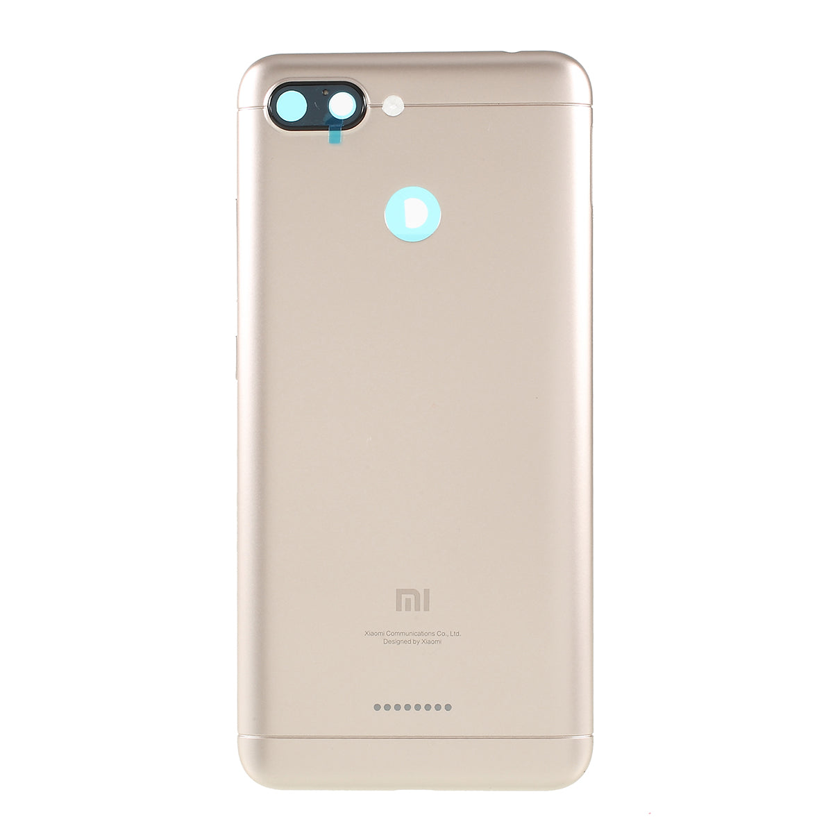 OEM Battery Housing Door Cover Part (Single Card Slot) for Xiaomi Redmi 6 - Gold