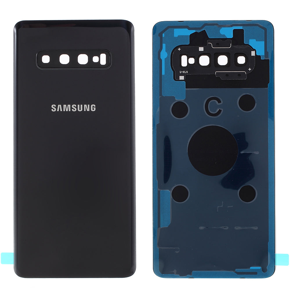 For Samsung Galaxy S10 Plus G975 Battery Housing Cover Repair Part - Black