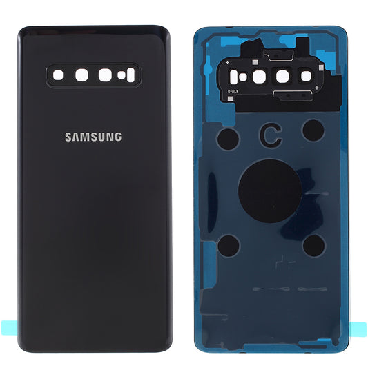 For Samsung Galaxy S10 Plus G975 Battery Housing Cover Repair Part - Black