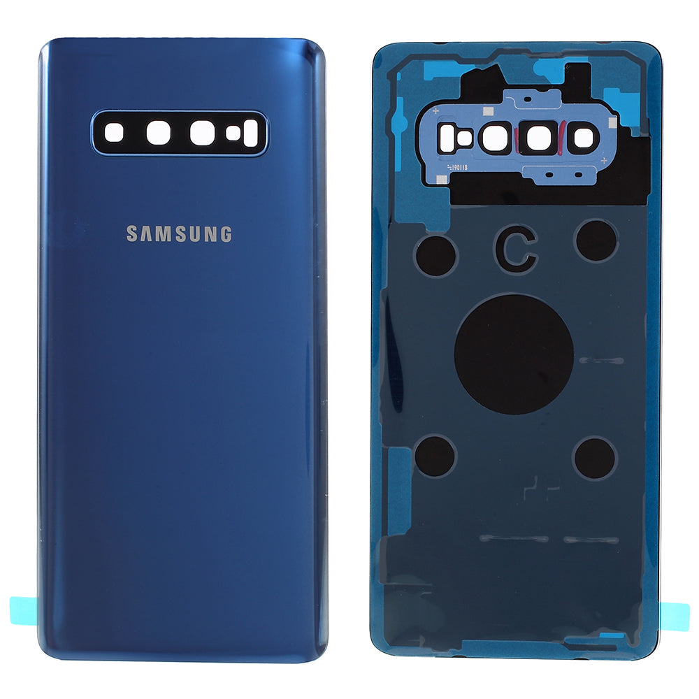 For Samsung Galaxy S10 Plus G975 Battery Housing Cover Repair Part - Blue