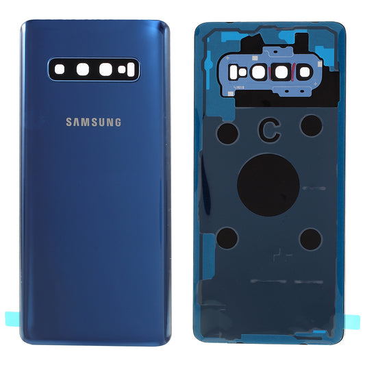 For Samsung Galaxy S10 Plus G975 Battery Housing Cover Repair Part - Blue