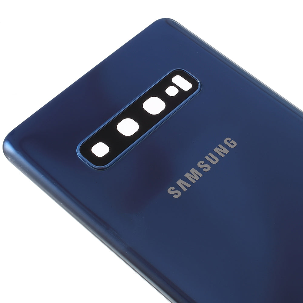 For Samsung Galaxy S10 Plus G975 Battery Housing Cover Repair Part - Blue