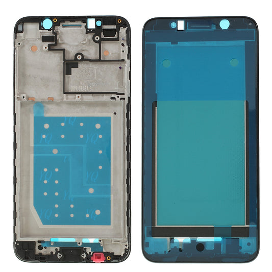 OEM Front Housing Frame + Earpiece Mesh Repair Part for Huawei Y5 (2018) - Black