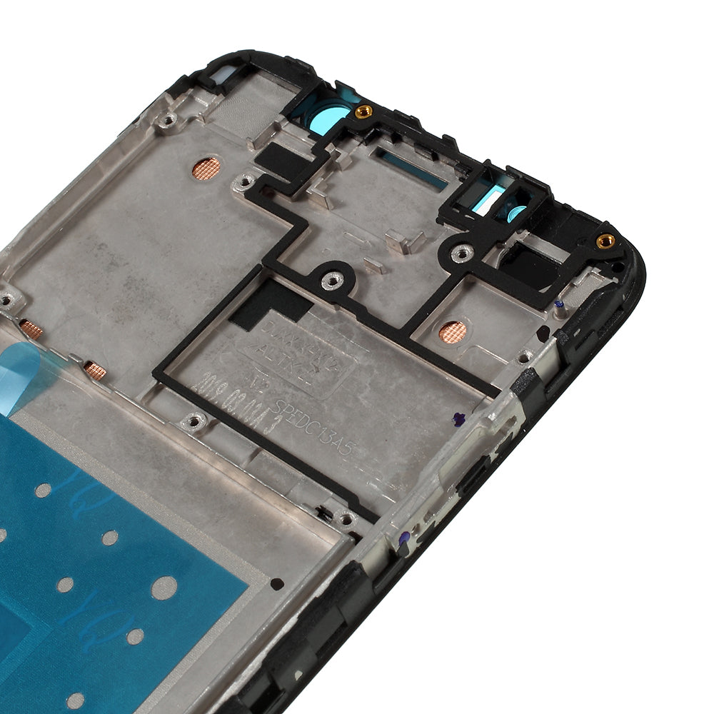 OEM Front Housing Frame + Earpiece Mesh Repair Part for Huawei Y5 (2018) - Black