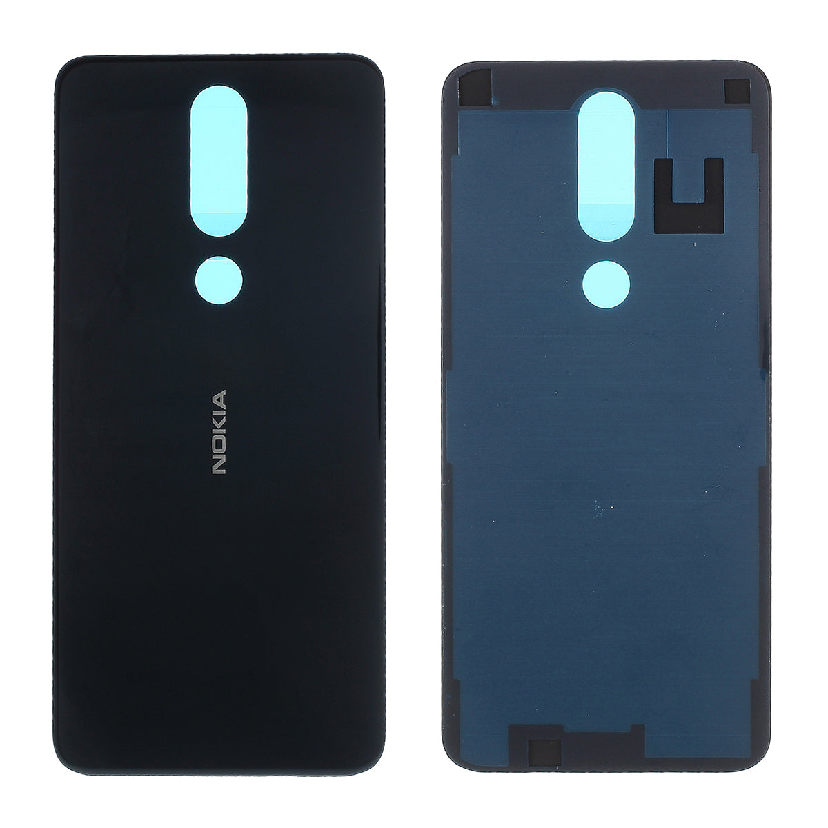 Battery Housing Door Cover Replacement for Nokia 5.1 Plus / X5 (China) - Black