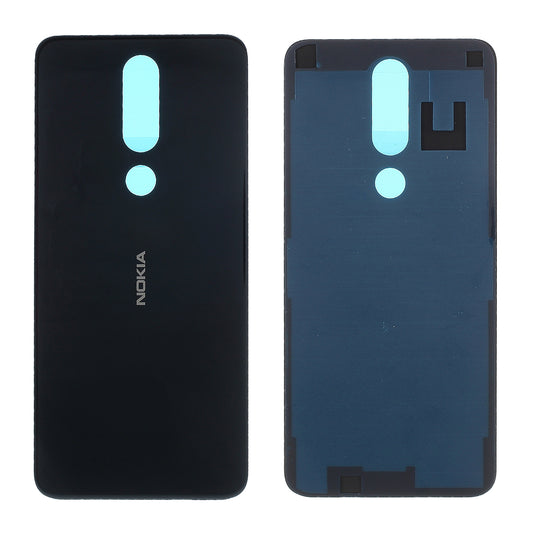 Battery Housing Door Cover Replacement for Nokia 5.1 Plus / X5 (China) - Black
