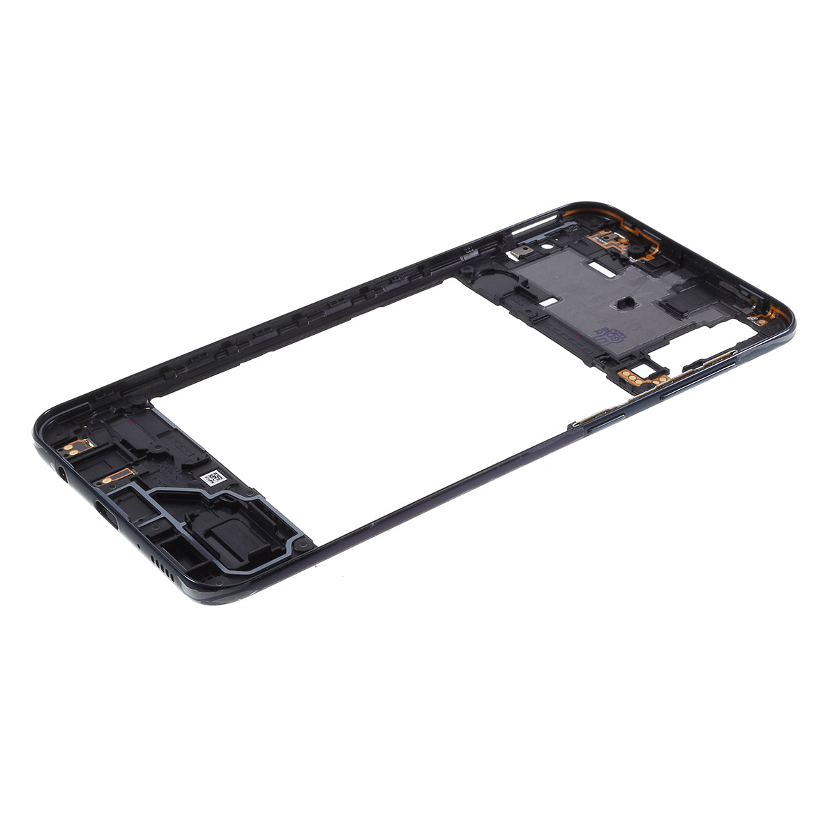OEM Middle Plate Frame Repair Part (Plastic) for Samsung Galaxy A30s SM-A307F - Black