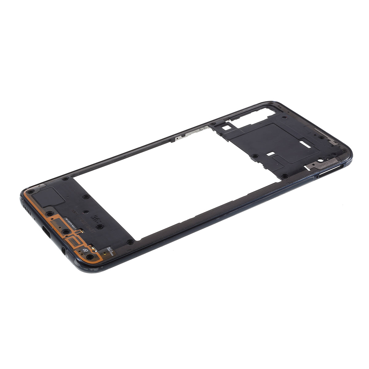 OEM Middle Plate Frame Repair Part (Plastic) for Samsung Galaxy A30s SM-A307F - Black