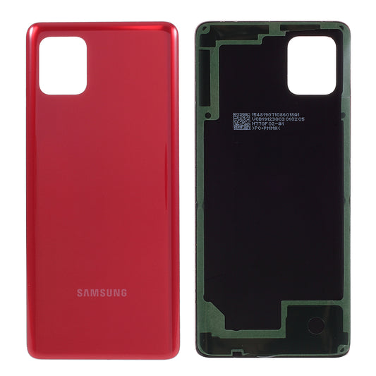 OEM Battery Housing with Adhesive Sticker for Samsung Galaxy A91 A915 - Red