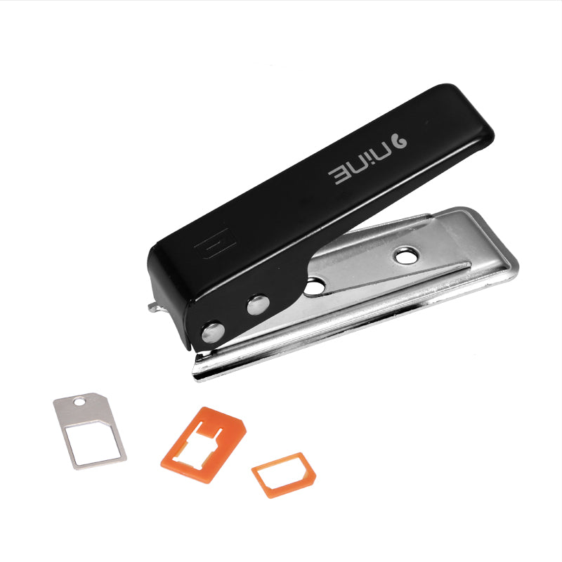 D9ELEMENT SIM Card to Nano SIM Card Cutter for iPhone 6 Plus/6/5 Etc - Black