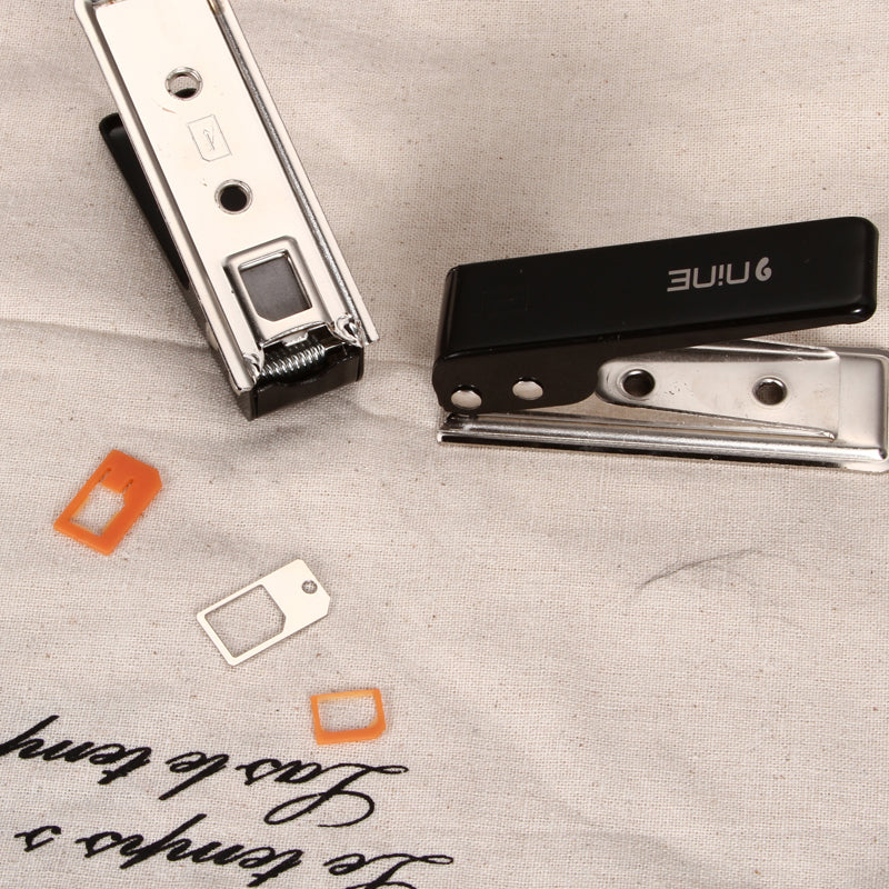 D9ELEMENT Micro SIM Card Cutter for iPhone 4s 4/Samsung S5 - Black