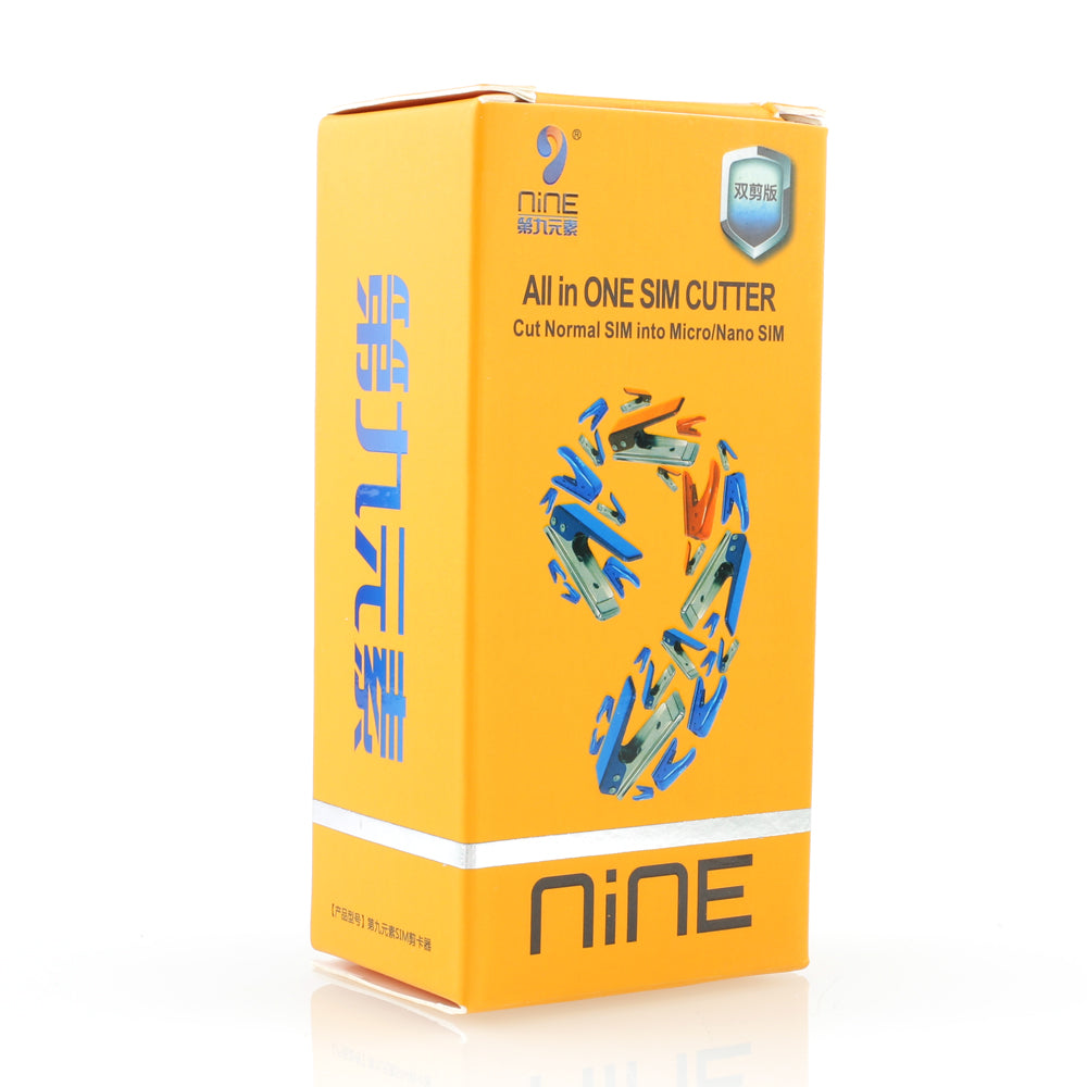 D9ELEMENT 2 in 1 Micro/Nano SIM Card Cutter for iPhone Samsung - Black