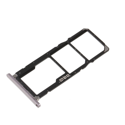 OEM SIM MicroSD Card Tray Holder Spare Part for Asus Zenfone Max Pro (M1) ZB601KL - Silver