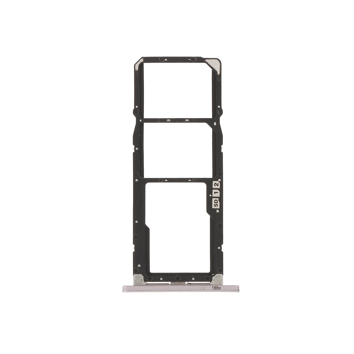 OEM SIM MicroSD Card Tray Holder Spare Part for Asus Zenfone Max Pro (M1) ZB601KL - Silver