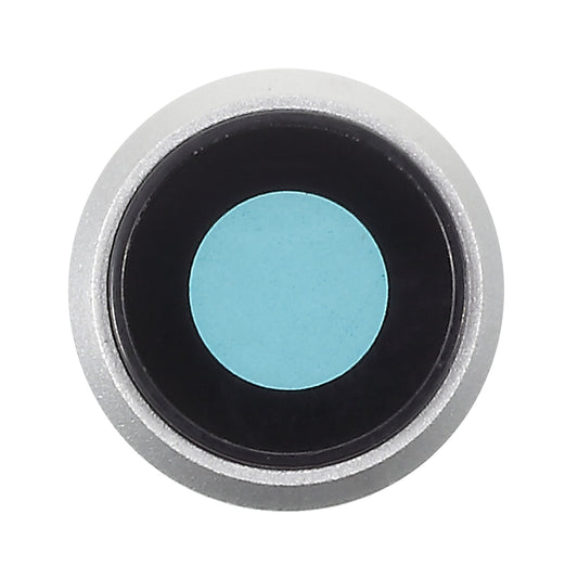 Back Camera Lens Ring Cover with Glass Lens for iPhone 8 4.7 inch - Silver