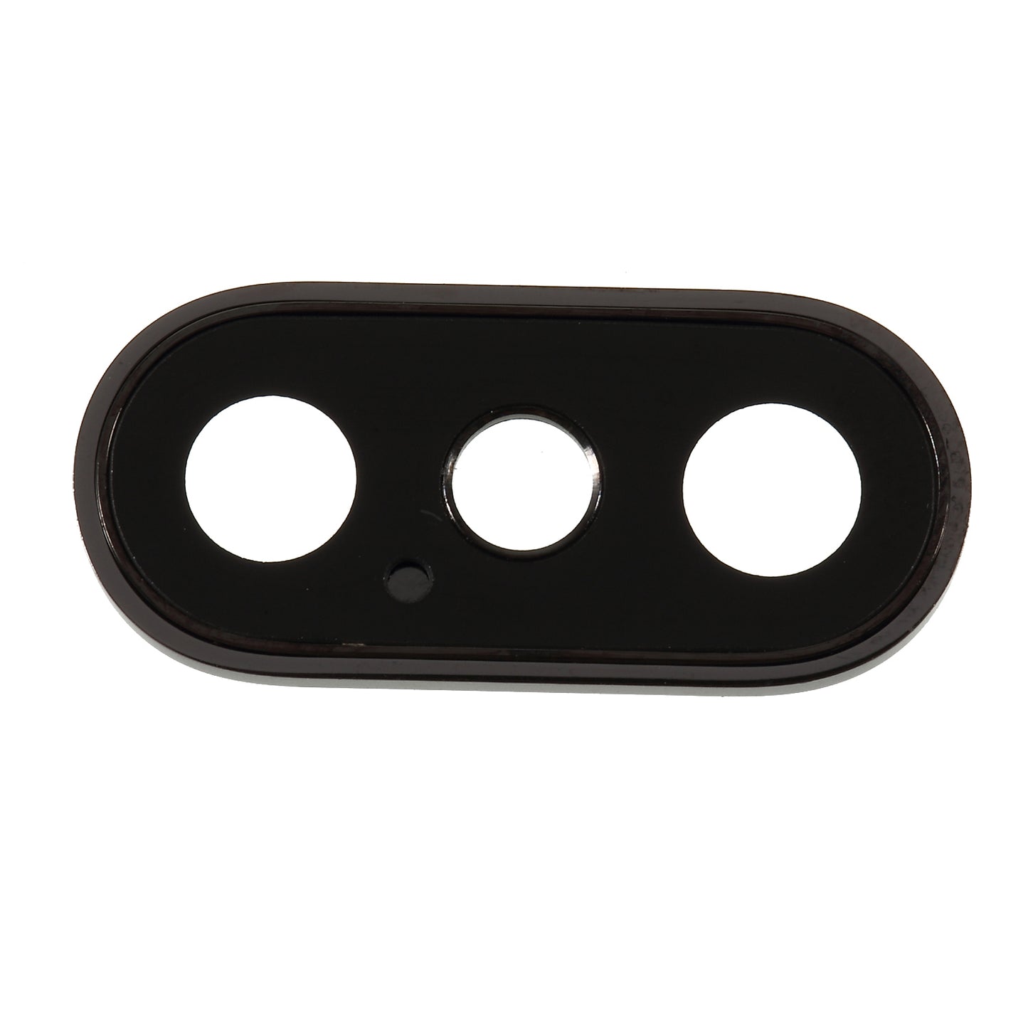 For iPhone XS / XS Max Back Camera Lens Ring Cover with Glass Lens - Grey