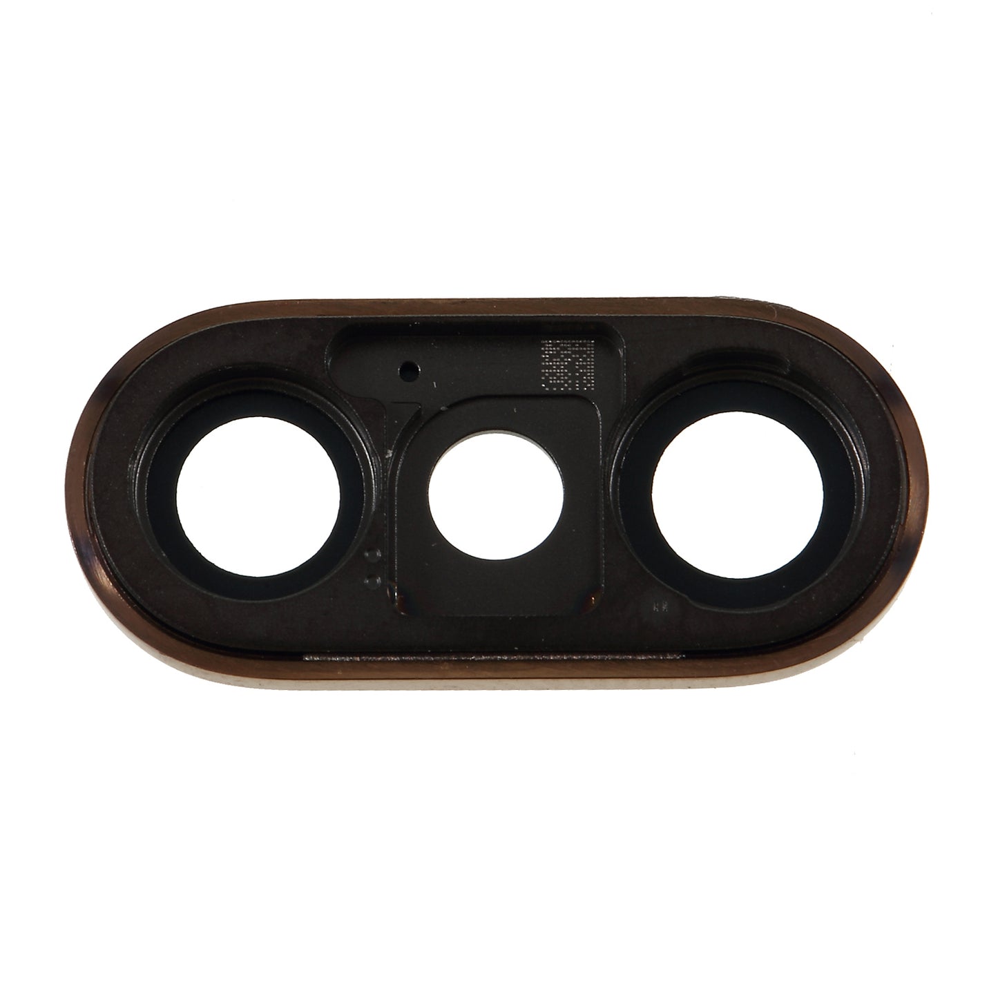 For iPhone XS / XS Max Back Camera Lens Ring Cover with Glass Lens - Gold
