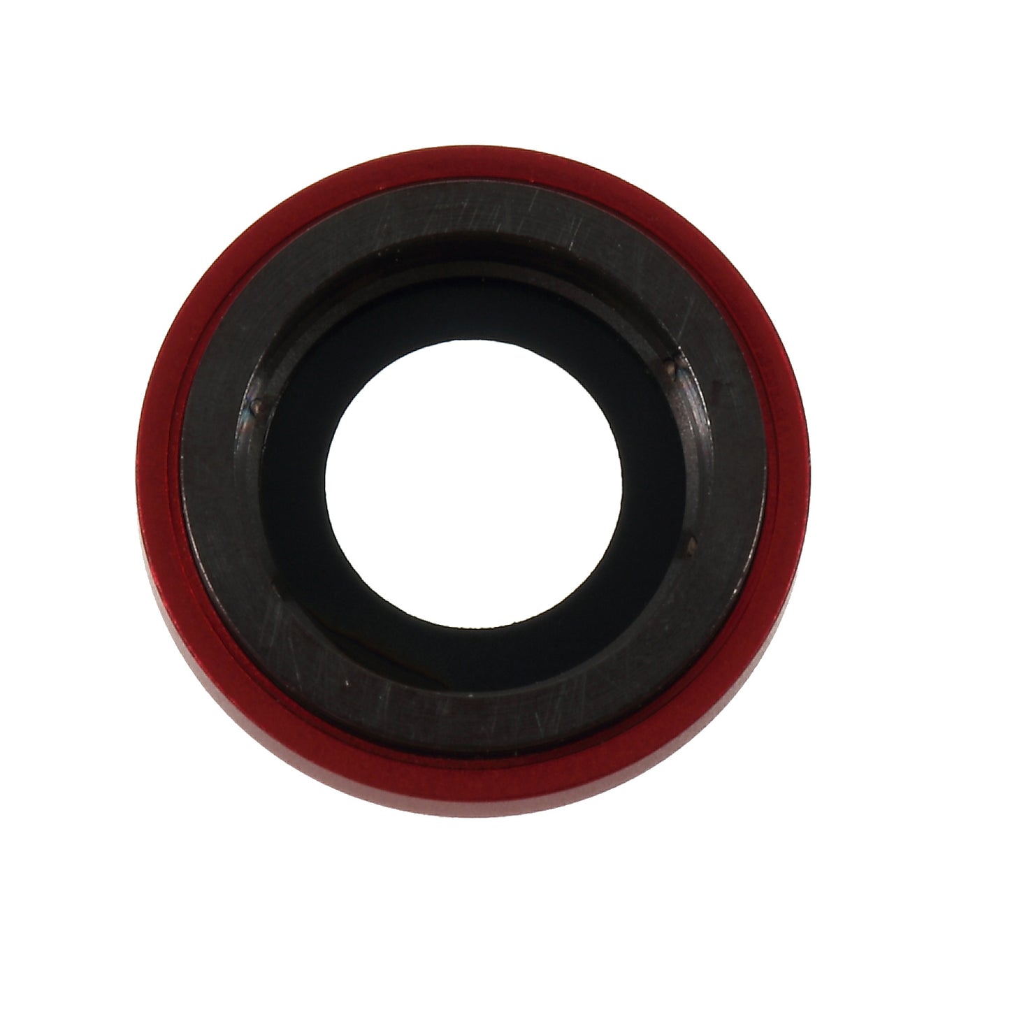 Rear Camera Lens Ring Cover with Glass Lens for iPhone XR 6.1 inch - Red