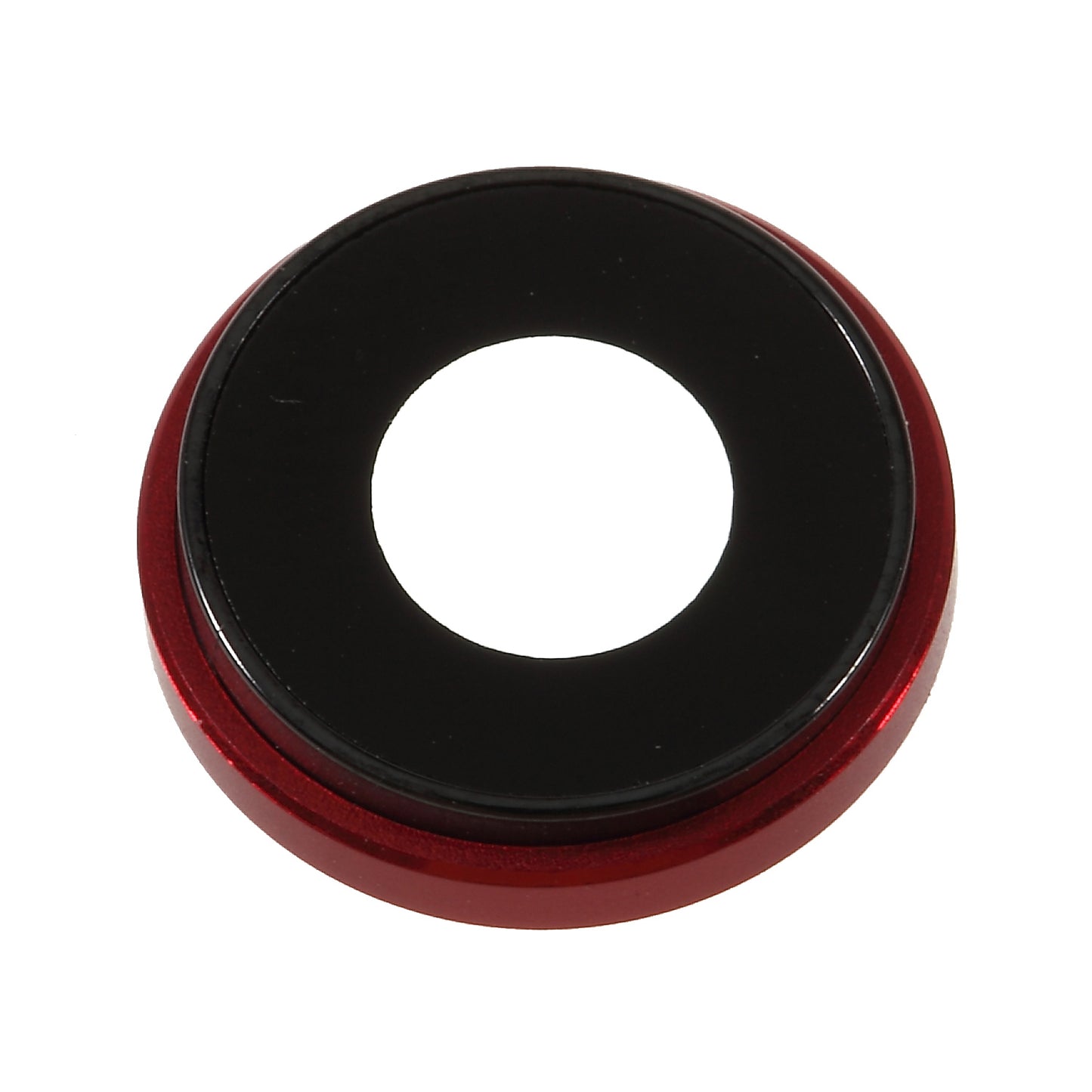 Rear Camera Lens Ring Cover with Glass Lens for iPhone XR 6.1 inch - Red