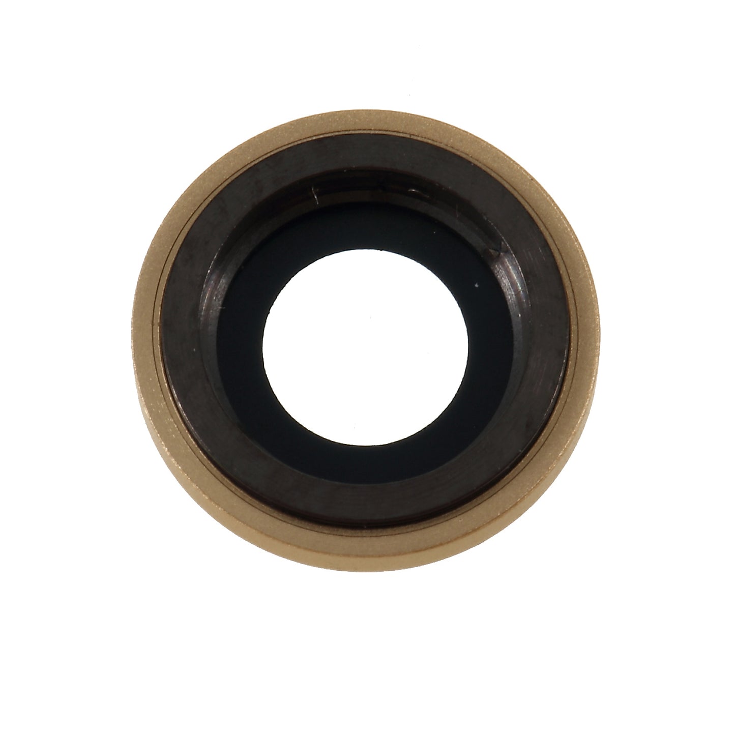 Rear Camera Lens Ring Cover with Glass Lens for iPhone XR 6.1 inch - Gold